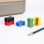 Milan Basic Espositore con 30 temperamatite - Senza contenitore - Lama di sicurezza in acciaio - Colori assortiti - immagine 4
