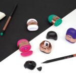 Milan Capsule Copper Espositore con 16 temperamatite - Serbatoio integrato - Lama di sicurezza in acciaio - Colori assortiti - immagine 4