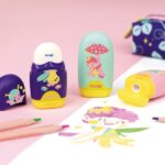 Milan Capsule Fairy Tale Espositore con 16 temperamatite - Serbatoio integrato - Lama di sicurezza in acciaio - Colori assortiti - immagine 3