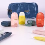 Milan Capsule Lava Espositore con 16 affilatori - Gomma per briciole di pane - Serbatoio integrato - Lama di sicurezza in acciaio - Colori assortiti - immagine 2