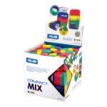 Milan Compact Mix Espositore con 24 temperamatite - Gomma a briciole - Contenitore integrato - Lama di sicurezza in acciaio - Colori assortiti