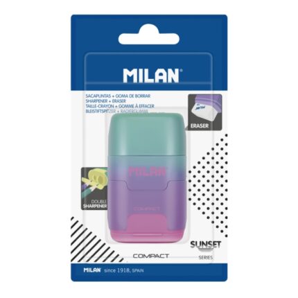 Milan Compact Sunset Temperamatite - Lama in acciaio di sicurezza - Colore viola