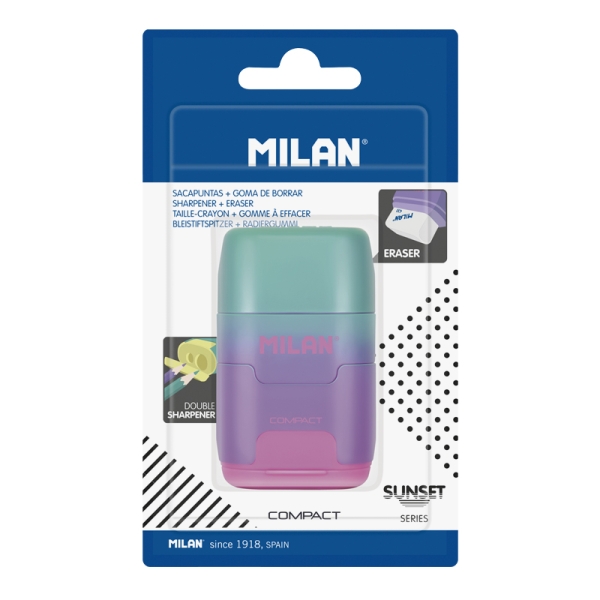 Milan Compact Sunset Temperamatite - Lama in acciaio di sicurezza - Colore viola