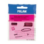 Milan Fluo Confezione da 50 foglietti adesivi - Traslucidi - Rimovibili - 76x76 mm - Colore rosa