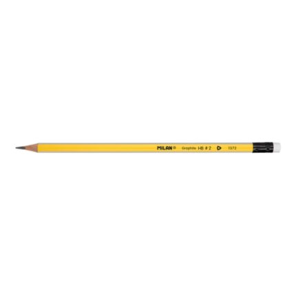 Milan Gomma per matite grafite HB - Colore giallo
