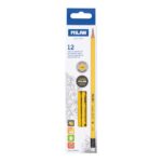 Milan Gomma per matite grafite HB - Colore giallo - immagine 2
