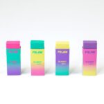 Milan Nata 320 Sunset Confezione da 2 gomme da cancellare - Non abrasiva - Colori assortiti - immagine 3