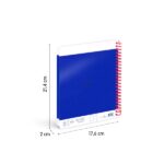 Milan Nata 624 Quaderno A5 con spirale - Quadrettato - 80 fogli da 95 g - Copertina rigida - Colore blu navy - immagine 3