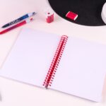 Milan Nata 624 Quaderno A5 con spirale - Fogli bianchi - 80 fogli da 95 g - Copertina rigida - Colore blu marino - immagine 4