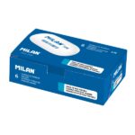 Milan Oval 106 Gomme da cancellare - Gomma a pasta - Gomma sintetica - Colore bianco