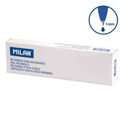 Milan P1 Touch Confezione da 50 ricambi - Punta da 1 mm - Colore blu