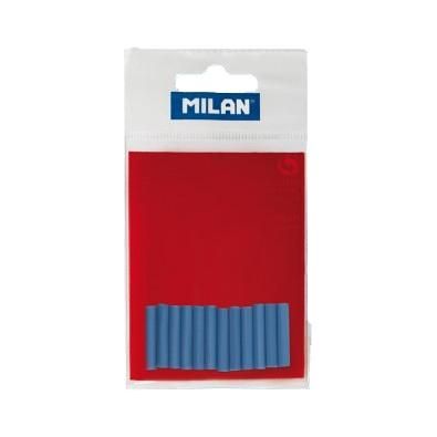 Milan Confezione da 12 gomme abrasive di ricambio per gomma elettrica - Colore blu