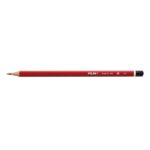 Milan Matite di grafite HB - Esagonali - Colore rosso