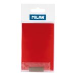 Milan - Confezione da 2 lame di ricambio per temperamatite elettrico - Compatibili con i modelli BWM10375 e BWM10149 - Colore grigio