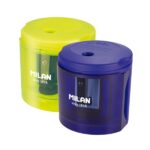 Milan - Confezione da 2 lame di ricambio per temperamatite elettrico - Compatibili con i modelli BWM10375 e BWM10149 - Colore grigio - immagine 2