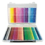 Milan Confezione da 50 pennarelli - Valigetta da trasporto - Punta conica da 5 mm - Colori assortiti - immagine 3