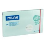 Milan Confezione da 90 foglietti super adesivi - 76x127 mm - Colore: blu pastello