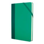 Milan Paperbook Colours Taccuino medio - Carta liscia - 208 fogli da 80 g - Chiusura elastica - Colore verde