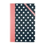 Milan Paperbook Dots Taccuino medio - A quadretti - 208 fogli da 80 g - Chiusura elastica - Colore nero - immagine 2