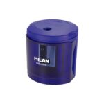 Milan Power-Sharp Acid Temperamatite elettrico - Batterie incluse - Serbatoio integrato - Lama di sicurezza in acciaio al carbonio - Colore blu - immagine 2