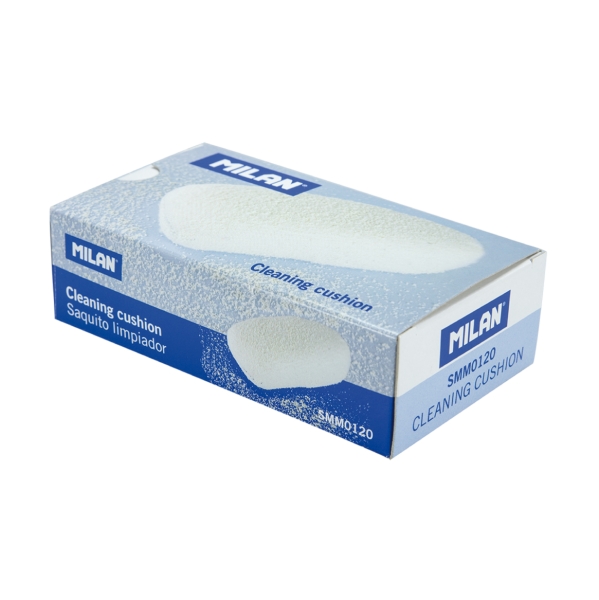 Milan Sacchetto per la pulizia della gomma - 120 g - Cotone elastico - Colore bianco