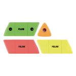 Milan Slide Fluo Espositore con 12 temperamatite - Colori assortiti - immagine 2