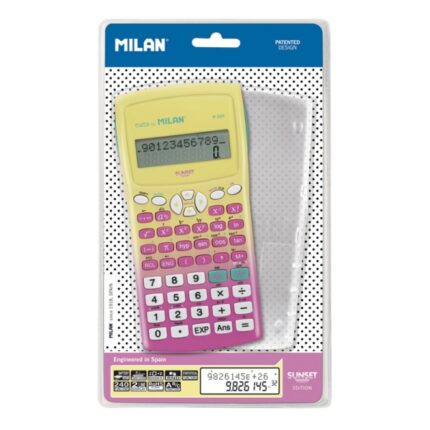 Milan M240 Sunset Calcolatrice scientifica 10+2 cifre - Display a 2 righe - 240 funzioni integrate