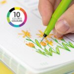 Milan Sway Fineliner Confezione da 10 pennarelli - Inchiostro a base d'acqua - Punta fine 0,4 mm - Colori assortiti - immagine 3