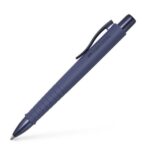 Faber-Castell Poly Ball Urban Limited Edition Penna a sfera a scatto XB - Forma triangolare ergonomica - Morbida al tatto - Colore blu crepuscolo