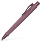Faber-Castell Poly Ball Urban Limited Edition Penna a sfera a scatto XB - Forma triangolare ergonomica - Morbida al tatto - Colore bordeaux