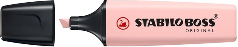 Stabilo Boss Naturecolors Wildflower Edition Pennarello fluorescente - Tratto da 2 a 5 mm - Inchiostro a base d'acqua - Colore Blush