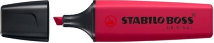 Stabilo Boss Naturecolors Wildflower Edition Pennarello fluorescente - Tratto da 2 a 5 mm - Inchiostro a base d'acqua - Colore rosso bordeaux