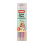 Apli Color Clik Confezione da 12 portamine con mine colorate da 2