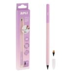 Apli Infinite Pencil Nordik Espositore con 20 confezioni di matite Infinito HB + mina di ricambio + cappuccio protettivo - Per scrivere fino a 16 km - Colori assortiti - immagine 2