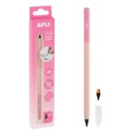 Apli Infinite Pencil Nordik Espositore con 20 confezioni di matite Infinito HB + mina di ricambio + cappuccio protettivo - Per scrivere fino a 16 km - Colori assortiti - immagine 4
