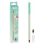 Apli Infinite Pencil Nordik Espositore con 20 confezioni di matite Infinito HB + mina di ricambio + cappuccio protettivo - Per scrivere fino a 16 km - Colori assortiti - immagine 5