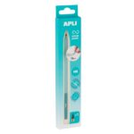 Apli Infinite Pencil Nordik Confezione di matita Infinito HB + Minuta di ricambio + Cappuccio protettivo - Per scrivere fino a 16 km - Colore blu