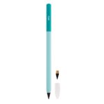 Apli Infinite Pencil Nordik Confezione di matita Infinito HB + Minuta di ricambio + Cappuccio protettivo - Per scrivere fino a 16 km - Colore blu - immagine 2