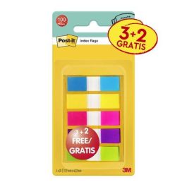 Confezione da 5 dispenser Post-It Index con 20 segnalibri riposizionabili - Dimensioni 11