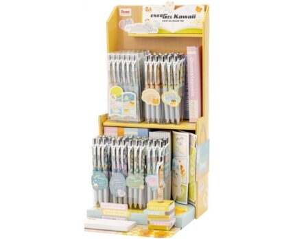 Pentel Energel Kawaii Espositore con 72 penne a inchiostro gel retrattili 0