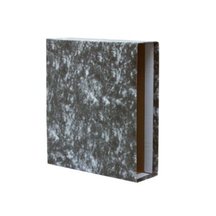 Bismark Copertina per raccoglitore A-Z A4 - Cartone rivestito - Colore nero marmorizzato