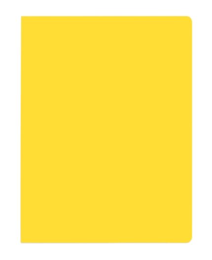 Elba Gio Confezione da 50 cartelline in cartoncino 230 g - Formato A4 - Fessura per Fastener - Colore giallo intenso