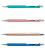 Staedtler Elance Espositore con 20 penne a sfera a scatto - Inchiostro blu - Larghezza tratto M - Colori assortiti - immagine 2