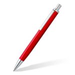 Staedtler Triplus Espositore con 12 penne a sfera retrattili - Inchiostro blu - Larghezza tratto M - Colori assortiti - immagine 2