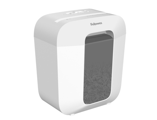 Fellowes LX25 Distruggidocumenti manuale con taglio a particelle P-4 - Distrugge fino a 6 fogli - Contenitore da 11