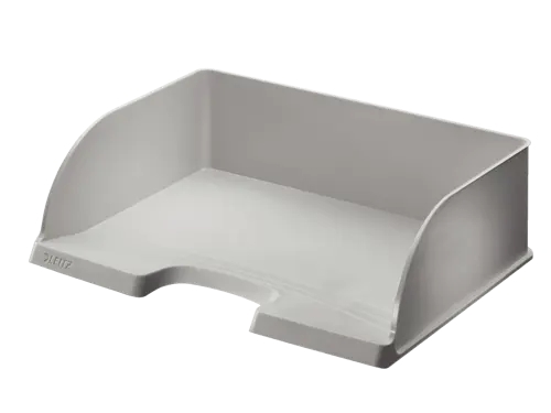 Leitz Plus Jumbo Vassoio portadocumenti ad alta capacità - Accesso orizzontale - Impilabile fino a 10 pezzi - Colore grigio