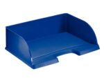 Leitz Plus Jumbo Vassoio portadocumenti ad alta capacità - Apertura laterale - Impilabile fino a 10 pezzi - Colore blu - immagine 2