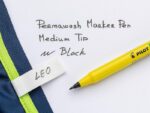 Pilot Permawash Pennarello permanente per tessuti - Punta da 2 mm - Colore nero - immagine 3