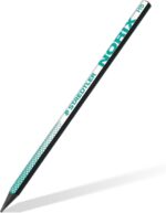 Staedtler Norix Confezione da 2 matite in grafite HB + gomma + temperino - Legno nero - Design intelligente - immagine 2
