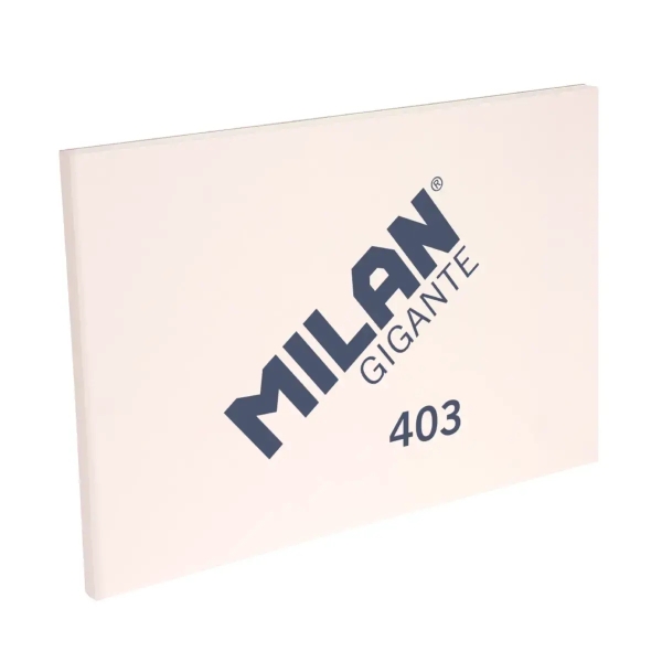 Milan 403 Gigante Blocco da disegno A3 50 fogli Carta liscia da 200 g/m² - Copertina morbida e dorso rigido - Colore avorio e texture setosa a grana fine